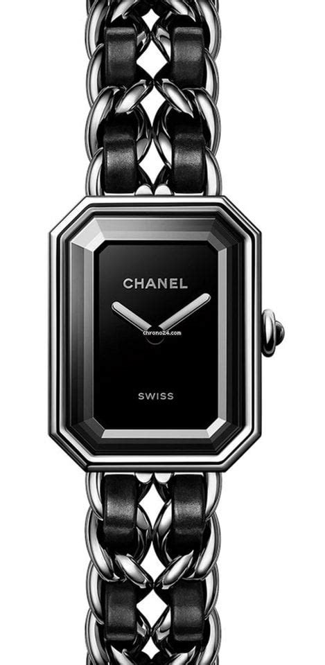 orologio catena chanel|Chanel Quartz 26.1 X 20 Mm Iconic Chain Premiere H7022.